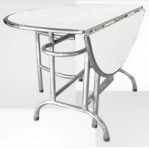 Bàn tròn inox 1,2m xếp 3