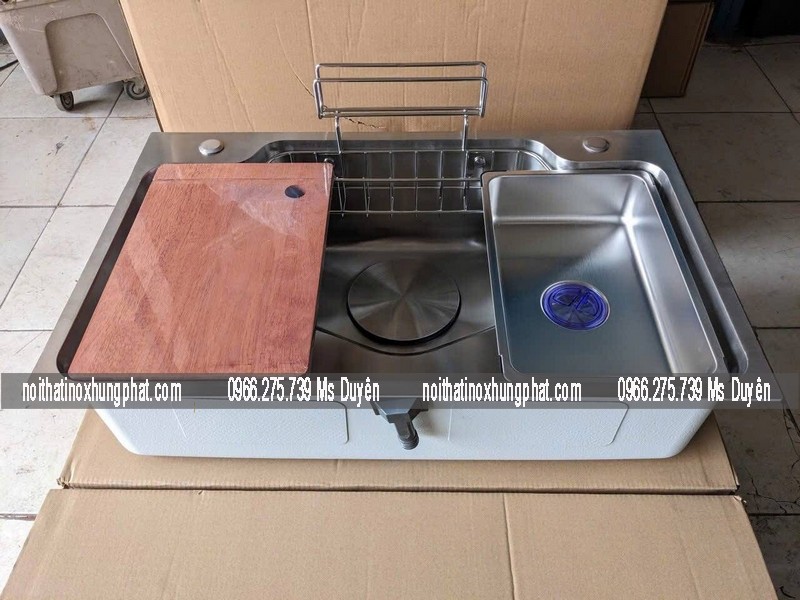 #1 Bồn Rửa Chén Inox 304 [CAO CẤP] tại Quận 1 HCM – NỘI THẤT INOX HÙNG PHÁT