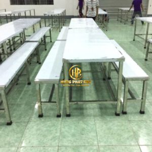 Tìm Nguồn Bàn Ăn Công Nghiệp Cho Đơn Vị Thi Công Căn Tin