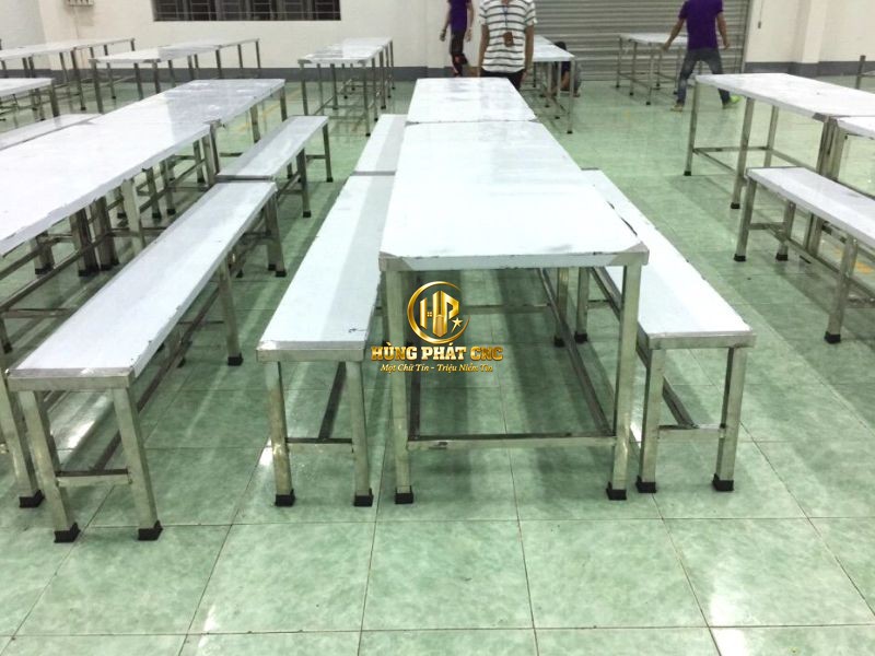 Bàn Ăn Tập Thể Công Ty Giá Xưởng 2026 - Giải Pháp Nội Thất Căng Tin Bền Đẹp 
