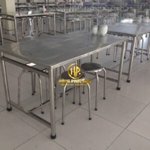 Bàn Ăn Xưởng May Công Nhân 2026 - Giải Pháp Bếp Ăn Công Nghiệp Bền Bỉ