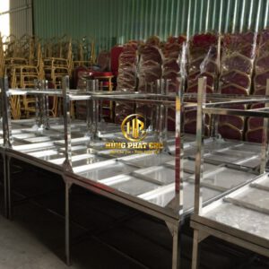 Bàn Inox Nhà Ăn Bàu Bàng 2026 - Giải Pháp Bếp Ăn Công Nghiệp Chuẩn Hóa