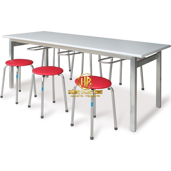 Bàn Ăn Công Nhân Inox 304 Giao Nhanh KCN Nhơn Trạch