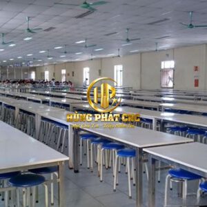 Bàn Ghế Nhà Ăn Công Nhân Chống Rung: Kết Cấu Nào Cho Cường Độ Cao?